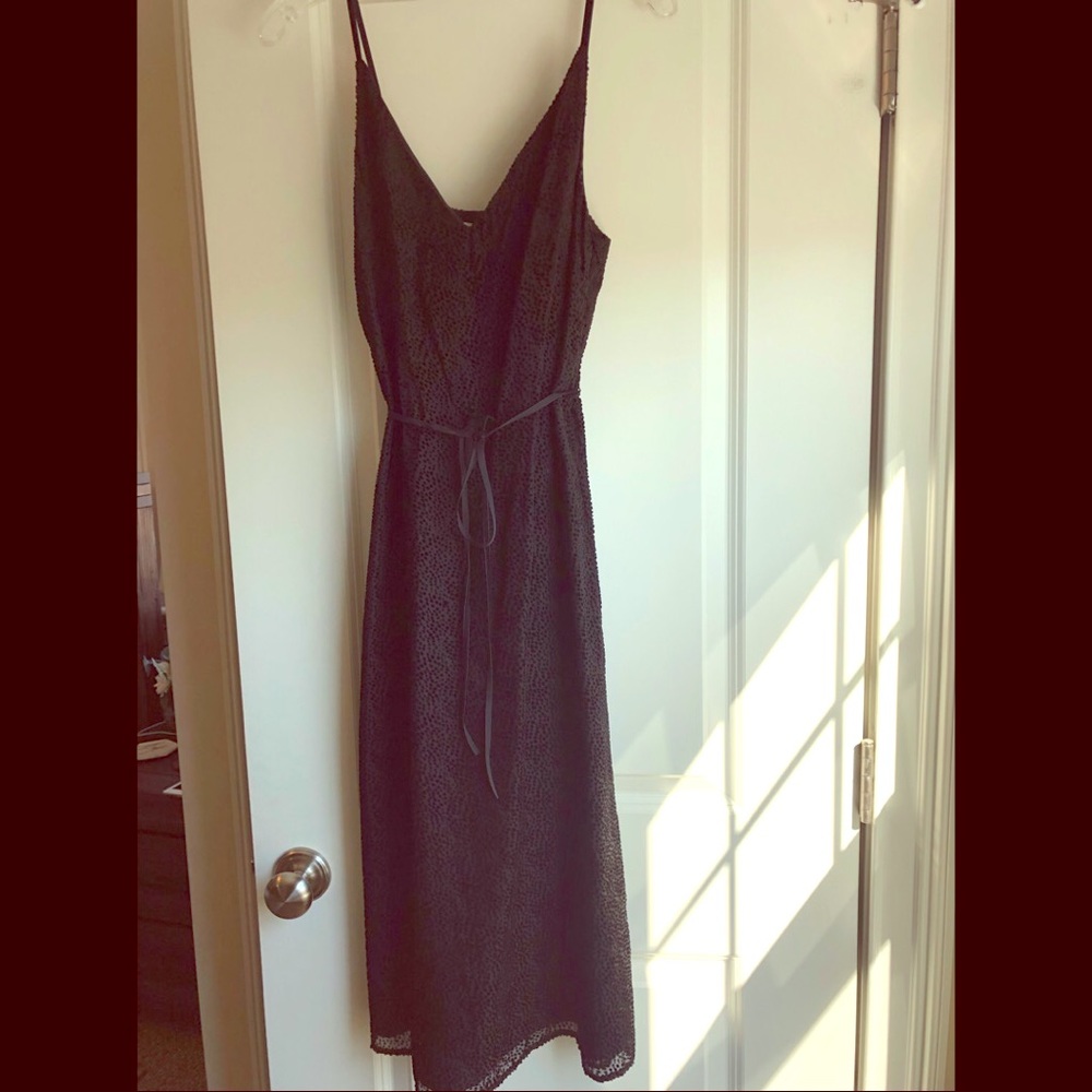 Midi black dress